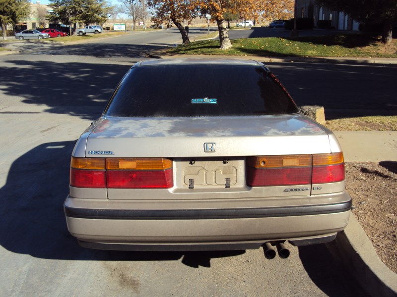 1990 HONDA ACCORD 2 DOOR COUPE EX MODEL 2.2L AT FWD COLOR GOLD A13073