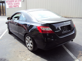 2007 HONDA CIVIC 2 DOOR COUPE LX MODEL 1.8L AT FWD COLOR BLACK STK A12001