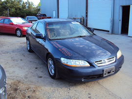 2000 HONDA ACCORD 2 DOOR CPE LX MODEL 2.3L VTEC AT FWD COLOR BLUE STK A12002
