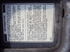 2000 HONDA ACCORD 2 DOOR CPE LX MODEL 2.3L VTEC AT FWD COLOR BLUE STK A12002