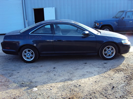 2000 HONDA ACCORD 2 DOOR CPE LX MODEL 2.3L VTEC AT FWD COLOR BLUE STK A12002