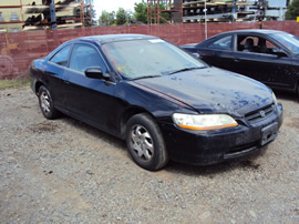2000 HONDA ACCORD 2 DOOR CPE EX MODEL 2.3L VTEC AT FWD COLOR BLACK STK A12006