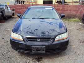 2000 HONDA ACCORD 2 DOOR CPE EX MODEL 2.3L VTEC AT FWD COLOR BLACK STK A12006