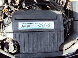 2003 HONDA CIVIC 4 DOOR SEDAN HYBRID MODEL 1.3L AT FWD COLOR BLUE STK A12008