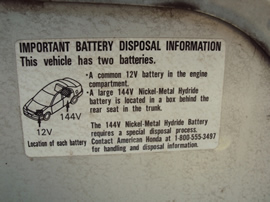 2003 HONDA CIVIC 4 DOOR SEDAN HYBRID MODEL 1.3L AT FWD COLOR BLUE STK A12008