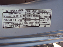 2003 HONDA CIVIC 4 DOOR SEDAN HYBRID MODEL 1.3L AT FWD COLOR BLUE STK A12008