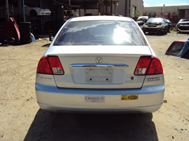 2003 HONDA CIVIC 4 DOOR SEDAN HYBRID MODEL 1.3L AT FWD COLOR BLUE STK A12008
