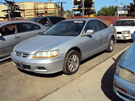 2001 HONDA ACCORD 2 DOOR 3.0L AT FWD COLOR SILVER A12009