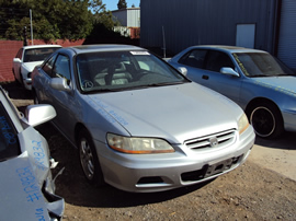 2001 HONDA ACCORD 2 DOOR 3.0L AT FWD COLOR SILVER A12009