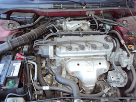 2001 HONDA ACCORD 4 DOOR SEDAN 2.3L AT COLOR BURGUNDY STK A12010