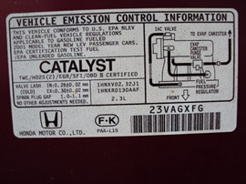 2001 HONDA ACCORD 4 DOOR SEDAN 2.3L AT COLOR BURGUNDY STK A12010