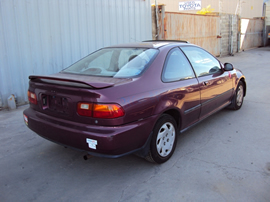 1994 HONDA CIVIC EX MODEL 2 DOOR COUPE 1.6L VTEC AT FWD COLOR MAROON STK A12012
