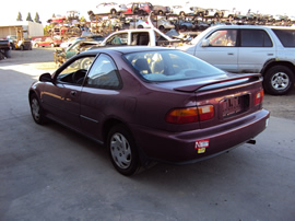 1994 HONDA CIVIC EX MODEL 2 DOOR COUPE 1.6L VTEC AT FWD COLOR MAROON STK A12012