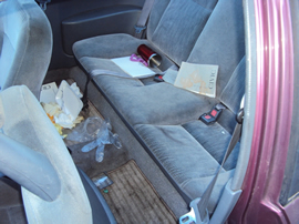 1994 HONDA CIVIC EX MODEL 2 DOOR COUPE 1.6L VTEC AT FWD COLOR MAROON STK A12012