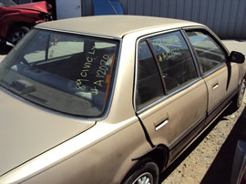 1989 CIVIC LX 4 DOOR, 1.5 AUTOMATIC STK #A12020