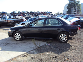 2002 HONDA ACCORD 4 DOOR SEDAN EX MODEL 2.3L ULEV VTEC AT FWD COLOR BLACK STK A12028