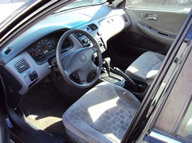 2002 HONDA ACCORD 4 DOOR SEDAN EX MODEL 2.3L ULEV VTEC AT FWD COLOR BLACK STK A12028