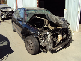 1999 HONDA CIVIC 4 DOOR SEDAN LX MODEL 1.6L AT FWD COLOR BLACK STK A12029