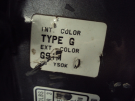 2000 ACURA 4 DOOR SEDAN TL MODEL 3.2L V6 AT FWD COLOR GRAY STK A12030