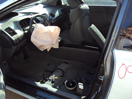 2009 HONDA CIVIC LX MODEL 2 DOOR COUPE 1.8L AT FWD COLOR WHITE STK A12035