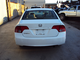 2006 HONDA CIVIC 4 DOOR SEDAN 1.8L AT COLOR WHITE STK A13037