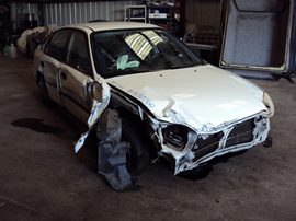 1998 HONDA CIVIC LX MODEL 4 DOOR SEDAN 1.6L SOHC AT FWD COLOR WHITE STK A13038