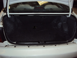 1998 HONDA CIVIC LX MODEL 4 DOOR SEDAN 1.6L SOHC AT FWD COLOR WHITE STK A13038