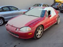 1993 HONDA DEL SOL S MODEL 1.5L AT COLOR RED A13065