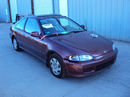 1994 HONDA CIVIC EX MODEL 2 DOOR COUPE 1.6L VTEC AT FWD COLOR MAROON STK A12012